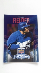 2010 UPPERDECK supreme blue PRINCE FIELDER フィルダー