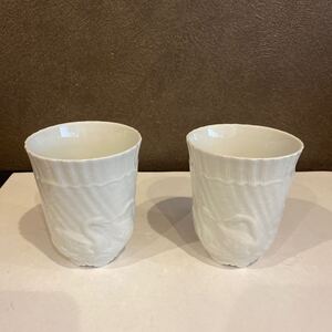 Meissen マイセン　白鳥ペアフリーカップ　