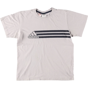 古着 00年代 アディダス adidas ロゴプリントTシャツ メンズL /eaa461538