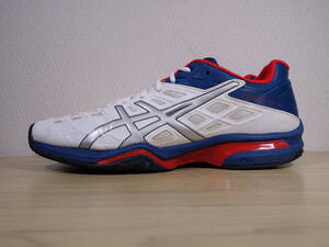 ◇ asics アシックス PRESTIGE LYTE プレステージ ライト AC【TLL778】◇ 25.5cm テニスシューズ ホワイト ネイビー