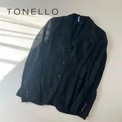 高級　TONELLO トネッロ　リネン テーラードジャケット　イタリー製