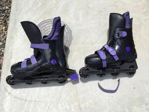 【使用済中古破損あり】インラインスケート 24cm INLINE SKATES