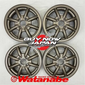 4本セット【在庫あり即納】RS Watanabe F8F TYPE 14×4.5J +45 4H-100 新マグカラー /14インチ ワタナベ アルミホイール