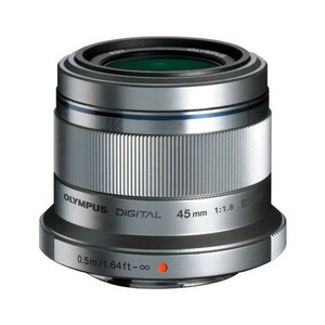 中古 １年保証 美品 OLYMPUS M.ZUIKO DIGITAL 45mm F1.8 シルバー