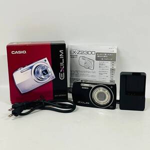 1円~【現状品】カシオ CASIO EXILIM EX-Z2300 26mm WIDE OPTICAL 5× f=4.7-23.5mm 1:2.8-6.5 コンパクトデジタルカメラ 付属品有 J121801