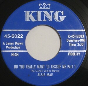 Elsie Mae - Do You Really Want To Rescue Me ■ funk soul 45