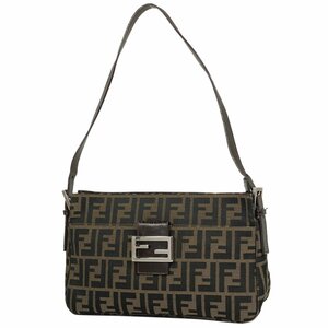 フェンディ FENDI ズッカ柄 ショルダーバッグ ハンドバッグ ショルダーバッグ キャンバス ブラウン 26566 レディース 【中古】