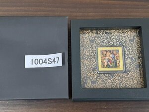 1004S47　世界のコイン　ニウエ　2020年　ボッティチェリ『Madonna and Child with Six Angels』　1ドルカラー銀貨　プルーフ