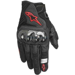 在庫あり アルパインスターズ グローブ 3570518 SMX-1 AIR v2 GLOVE BLACK RED FLUO(1030) サイズ:XL