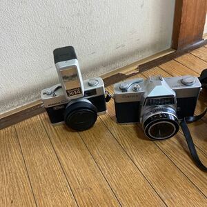 KONICA C35 Canon EX カメラ 2点セット