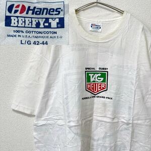 90s タグホイヤー　formula1 f1 marlboro マルボロ HONDA ホンダ BOSS ボス Tシャツ 半袖Tシャツ ビンテージ アイルトン・セナ Hanes L