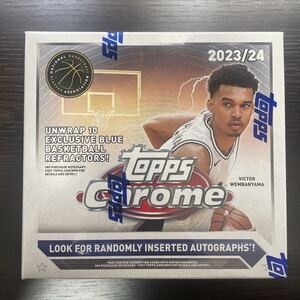 新品未開封 2023-2024 Topps Chrome NBA Monster Boxトップス クローム バスケットボール モンスターボックス シュリンク付き 1Box 1箱