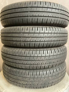 溝あり 145/80R13 4本 DUNLOP 夏タイヤ中古 軽自動車に 格安 NBOXタントワゴンRなどに 手渡し可 札幌市白石区 N1289