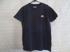 ゆうパケット発送　トミーヒルフィガー TOMMY HILFIGER 半袖Tシャツ M サイズ　ネイビー　着丈72㎝　身幅53㎝