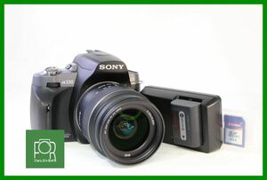 【同梱歓迎】実用到着後即使える■■SONY α330 ボディ+18-55mm■バッテリー・チャージャー・4GB SDカード付き■EEE1034