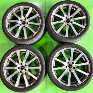 NT666 TRD純正 ホイール 19×8J +47 PCD 114.3 2021年 FALKEN ファルケン サマータイヤ 245/35R19 4本セット 【30系セルシオ16系アリスト】