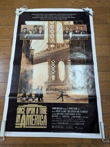 【Once Upon a Time in America】(ワンス・アポン・ア・タイム・イン・アメリカ)/fully folded US版1sh 映画ポスター_長ポ911/