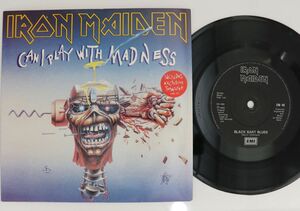 英7 Iron Maiden Can I Play With Madness / Black Bart Blues EM49 EMI /00080