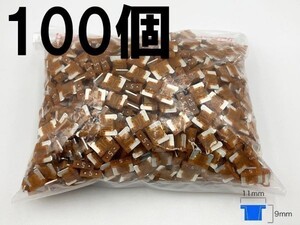 【太平洋精工 5A 黄赤 低背 ヒューズ 100個】 太平洋精工 送料込 LED ドライブレコーダー 接続 検索用) プリウス クラウン