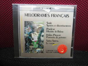 輸入盤【未開封CD】MELODRAMES FRANCAIS Coraline Gautier ナボレ ACCORD200592 管520　②