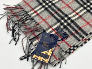 2412171934306 BURBERRY バーバリー マフラー チェック ノバチェック タグ付き ストール 現状品 中古