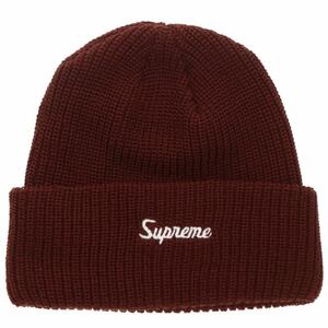 シュプリーム ニット帽 24AW Loose Gauge Beanie ローゲージビーニーキャップ帽子 中古 HJ12