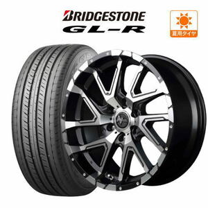 200系 ハイエース ホイール 4本 MID ナイトロパワー デリンジャー BRIDGESTONE GL-R 215/65R16