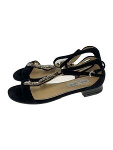 JIMMY CHOO◆サンダル/36/BLK