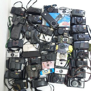 あ３）１円〜　ジャンクカメラまとめ売り　大量　光学 OLYMPUS PENTAX Canon MINOLTA RICOH フィルムカメラ コンパクトカメラ