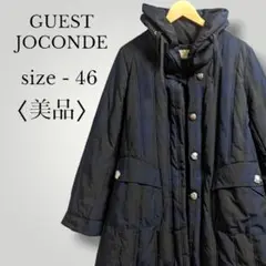 【R】GUEST JOCONDE 新品未使用 ミディダウンジャケット チェック柄