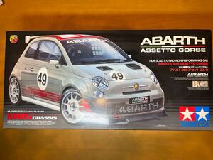 タミヤ 1/10 電動RC FF レーシングカー アバルト500 アセット コルセ ABRTH ラジコン