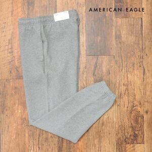 AMERICAN EAGLE/Lサイズ/美脚イージーパンツ 1522-4844 スウェット ストレッチ◎ 刺繍 ベーシック 楽ちん 新品/グレー/ih238/