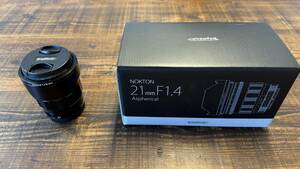 【美品】Voigtlander 21mm F1.4 NOKTON SONY Eマウント 単焦点レンズ フォクトレンダー コシナ 付属品完備