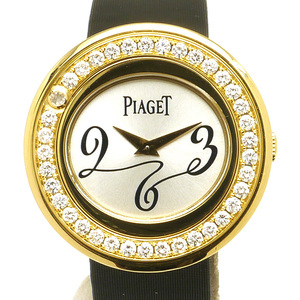 ピアジェ PIAGET ポセション ダイヤベゼル P10503 腕時計 K18 イエローゴールド レディース