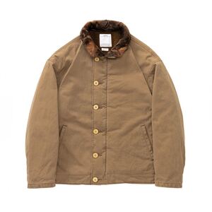 新品未使用　visvim FIL限定25ss DECKHAND JKT khaki サイズ4 送料　 デッキジャケット