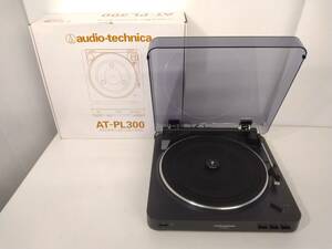 あ//しJ0860 audio-technica オーディオテクニカ　ステレオ　ターンテーブルシステム　AT-PL300 　元箱　 動作品