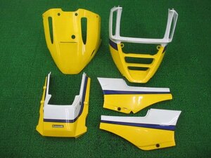 GPZ900R カウルセット 白/黄 55028-1071 カワサキ 純正 中古 バイク 部品 自家塗装 ZX900A 修復素材やイメージチェンジに 車検 Genuine