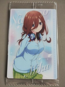 C03 中野三玖 五等分の花嫁∽ キャラクターカード ウエハース 未開封 送料84円～ 同梱可能