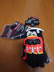 アルパインスターズ alpinestars バイクグローブ SMX-2 AIR CARBON V2 GLOVE サイズ L ブラック レッド ホワイト イエロー 新品