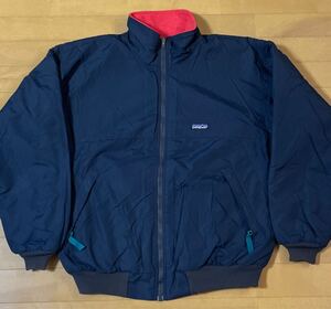 L patagonia シェルドシンチラ ナイロンジャケット USA製 パタゴニア 90s ブルゾン ビンテージ 