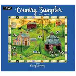 2025 Calendar LANG ラング 壁掛けカレンダー2025年 Cheryl Bartley Country Sampl