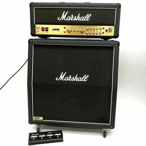 Marshall マーシャル JVM210H 真空管ギターアンプヘッド 1960 LEAD キャビネット PEDL-00045 フッドスイッチペダル 3点 追写有 alpひ1005