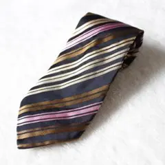 【美品】Paul Smith ネクタイ マルチストライプ シルク