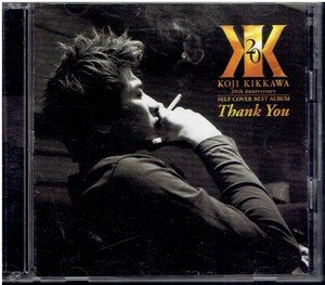 CD★吉川晃司★20th Anniversary SELF COVER BESTALBUM 「Thank You」　【2枚組】　歌詞カード無