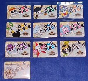 即決 送料無料 麦わらストア 限定 非売品 ONE PIECE ワンピース 旧 麦わらストアポイントカード 全10種 コンプ