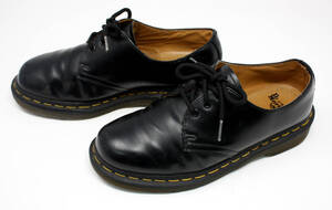 定価2.5万 Dr.Martens ドクターマーチン 1461 3EYE SHOE 3ホール ポストマンシューズ ブーツ UK5 24.0cm 黒