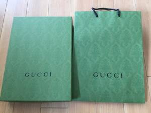 メンズ グッチ GUCCI 空箱&ショップ袋 緑