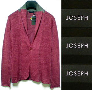 ジョゼフオム■JOSEPH■ショールカラーカーディガン■リネン■麻■48