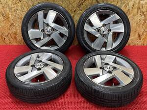 ゼスト等に ホンダ純正 14×4.5J OFF45 4H PCD100 22年製 ECOFINE 165/55R14 売切!!