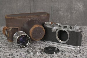 F★ Leica ライカ III レンジファインダーフィルムカメラ NIKKOR-S・C 5cm 50mm 1.4 レンズ【難あり品】